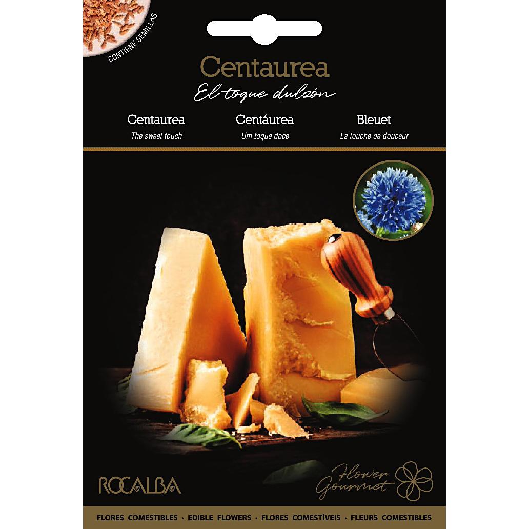 Semillas de flores comestibles de Centaurea Rocalba