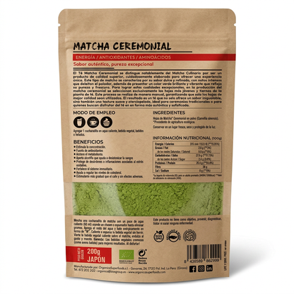 Matcha Ceremonial Bio 200g - Orgánica Superfoods_1