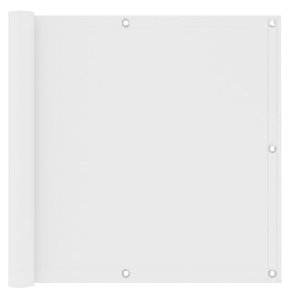 Vidaxl Toldo Para Balcón De Tela Oxford Blanco 90x300 Cm_0