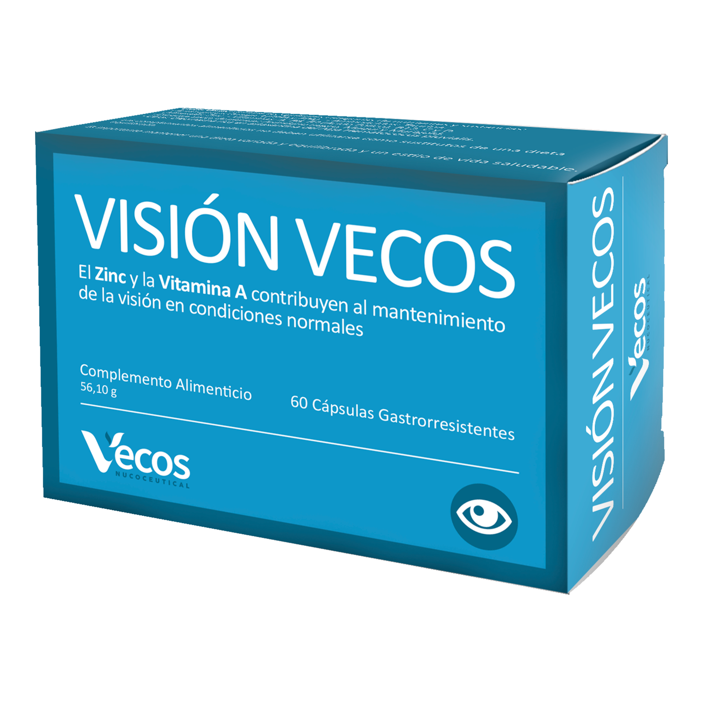 Visión Vecos 60 Cápsulas | Mantenimiento De La Visión Y Salud Ocular | Con Luteína, Dha Y Astaxantina_0