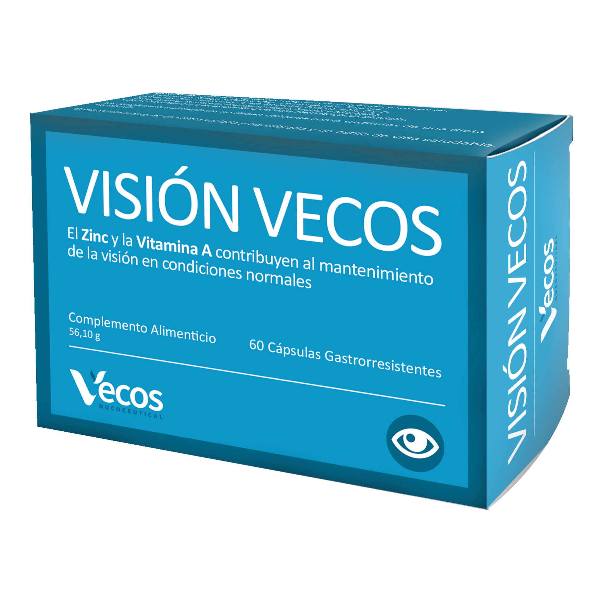 Visión Vecos 60 Cápsulas | Mantenimiento De La Visión Y Salud Ocular | Con Luteína, Dha Y Astaxantina_0
