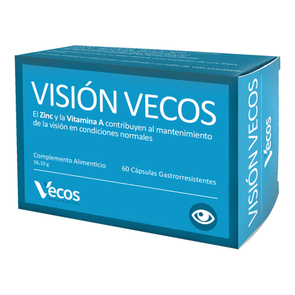 Visión Vecos 60 Cápsulas | Mantenimiento De La Visión Y Salud Ocular | Con Luteína, Dha Y Astaxantina_0