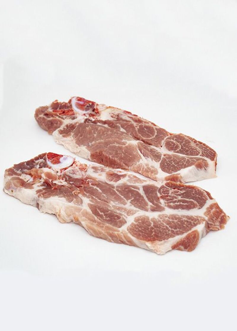 Chuletas De Aguja De Cerdo Gallego - 1 KG_0