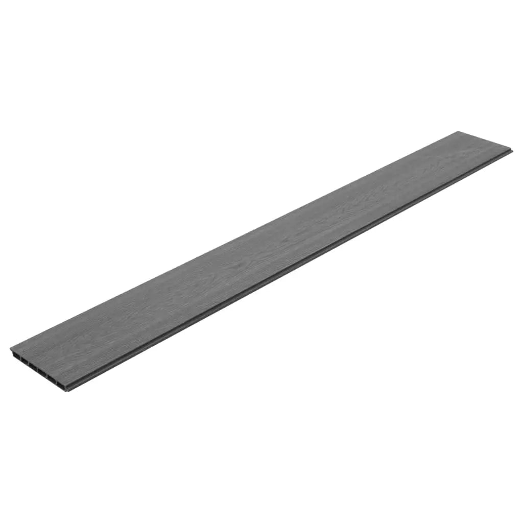 Tableros De Valla De Repuesto 9 Uds Wpc Gris 170 Cm / Vetonek_1