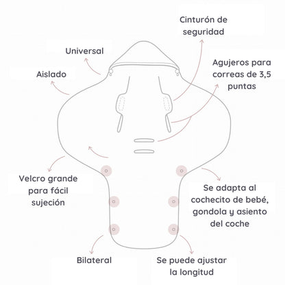 Saco Para Grupo 0 Unviersal Invierno Royal Baby Grey_5