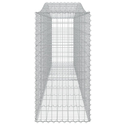 Cestas De Gaviones 5 Uds Forma De Arco Hierro 400x50x100/120 Cm_4