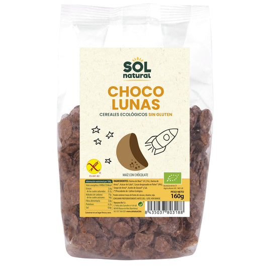 Cereales Choco Lunas sin gluten bio Sol Natural 160 g