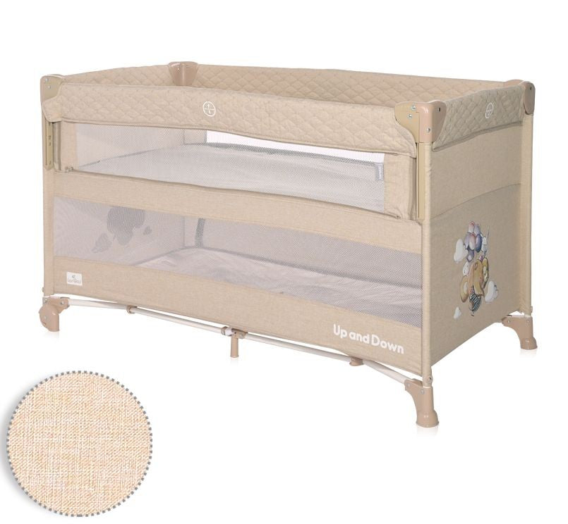 Cuna De Viaje Con Apertura Lateral Up And Down Fog beige_0