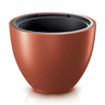 Maceta Heos 25l., Con Depósito, Dimensiones (mm) 395x395x302, Color Cobre