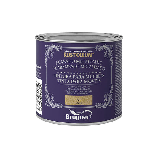Pintura Metalizada Chalky Finish - 125 Ml - Oro_0
