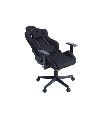 Sillon Giratorio Elevable Gamer Neo Pro Tapizado En Tejido Negro, 124-134 Cm(alto)70 Cm(an_4