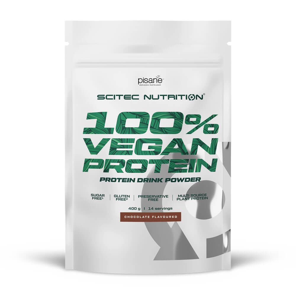 100% Vegan Protein - 400g - Chocolate - Proteína Vegetal - Scitec Nutrition_0