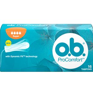 O.B. Tampones ProComfort Super 16 unidades