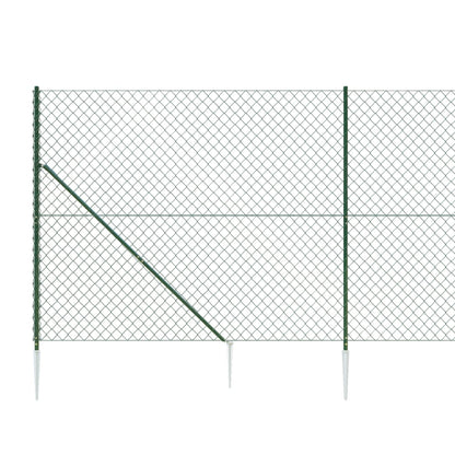 Cerca De Alambre Con Pinchos De Anclaje Verde 2,2x10 M / Vetonek_0