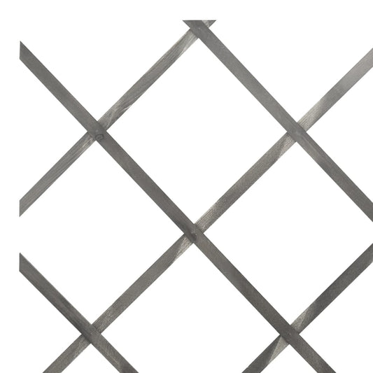 Vallas Enrejado 5 Uds Madera Maciza De Abeto Gris 180x60 Cm / Vetonek_0