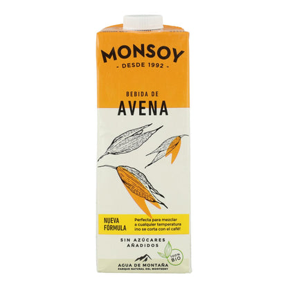 Pack 6 uds Bebida Avena BIO Monsoy 1 L