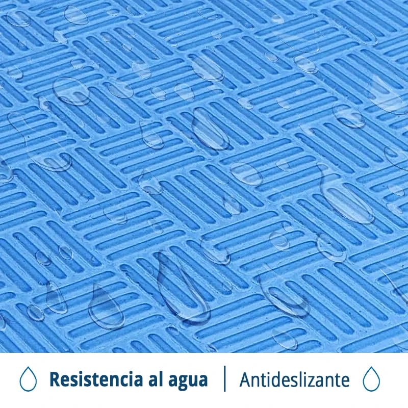 Artatami® Tatami Puzzle 1x1x40 mm Rojo - Azul Pack Ahorro【10 Unidades】 Alta Densidad EVA – Judo, BJJ, MMA y Lucha_3