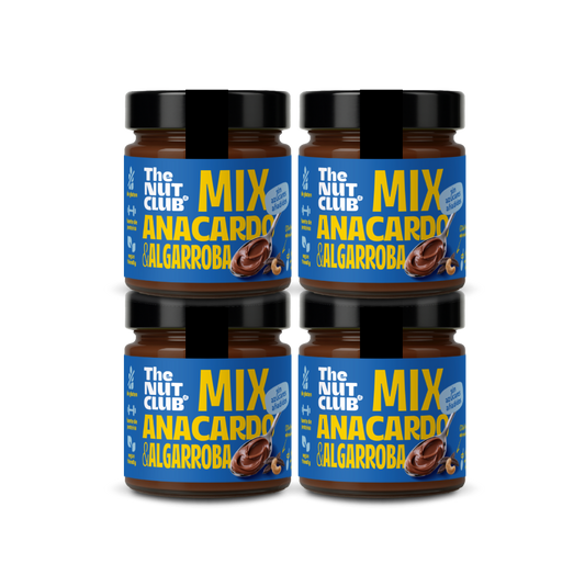 Pack crema de anacardo y algarroba 4 uds The Nut Club 800g_0