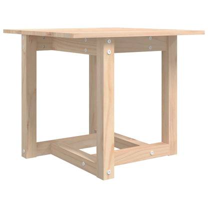 Mesa De Centro De Madera Maciza De Pino 50x50x45 Cm_0