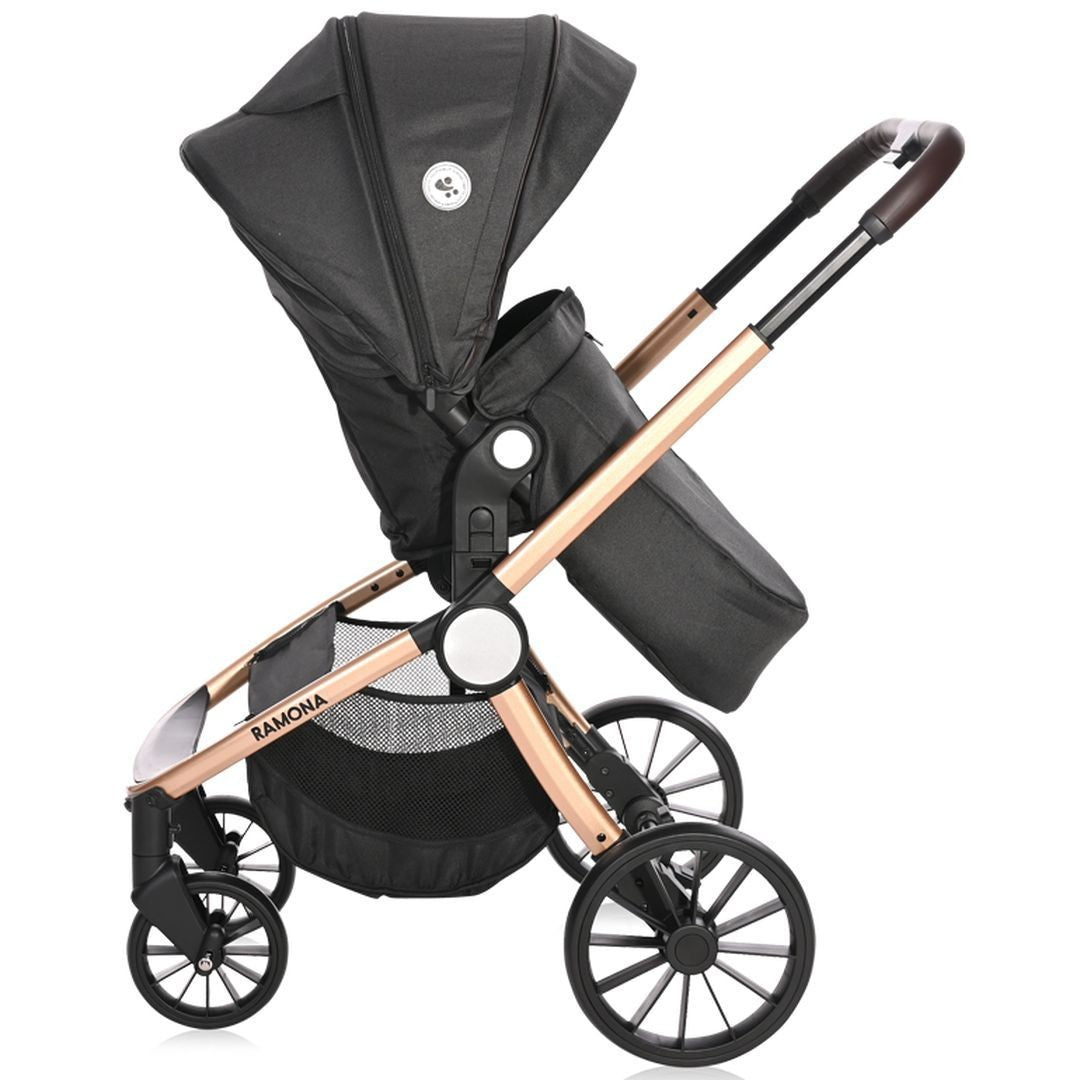 Carrito De Bebé Ramona Trío Capazo Duro Luxe Black_3