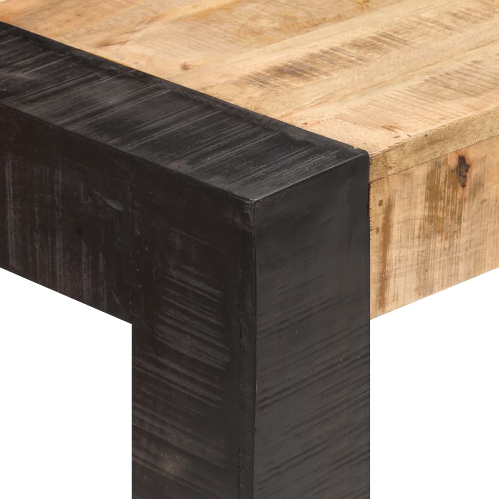 Mesa De Comedor De Madera Maciza De Mango 160x80x76 Cm_3