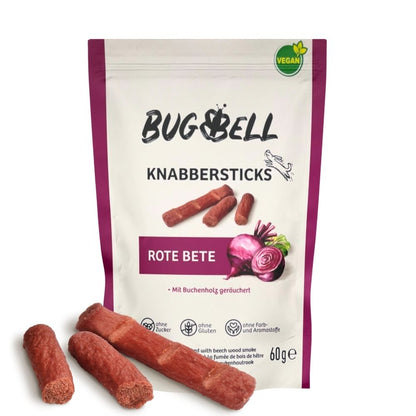 BugBell Snack blando de remolacha para perros 12×60 g_0