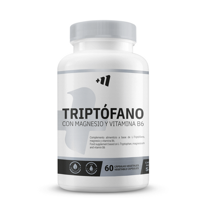 Triptófano + Magnesio + B6 - 60 Cápsulas Vegetales - Magnesio - Masmusculo_0