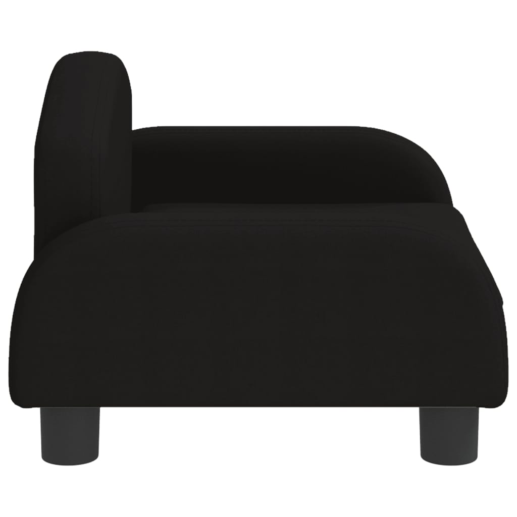 Cama Para Perros De Tela Negra 50x40x30 Cm / Vetonek_2