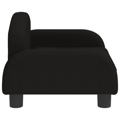 Cama Para Perros De Tela Negra 50x40x30 Cm / Vetonek_2