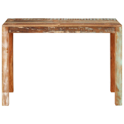 Mesa De Comedor Madera Maciza Reciclada 110x55x76 Cm_0