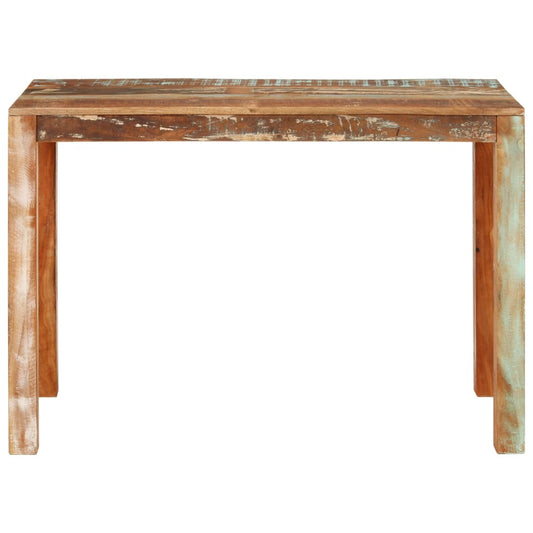 Mesa De Comedor Madera Maciza Reciclada 110x55x76 Cm_0