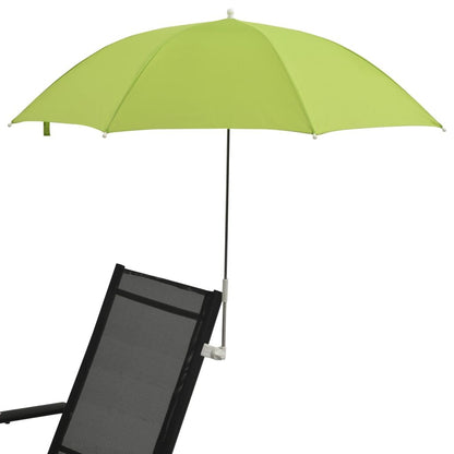 Vidaxl Sombrillas Para Silla De Camping 2 Unidades Verde 105 Cm_3