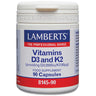 Vitamina D3 2000 UI y K2 90 µg, Lamberts