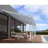 Pérgola adosada Olympia 980x294 blanco