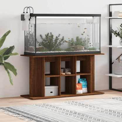 Vidaxl Soporte De Acuario Madera Ingeniería Roble Marrón 120x40x60 Cm_1