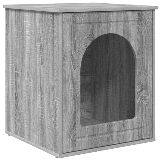 Casa Para Gatos Gris Sonoma 53 X 52 X 62 Cm_0
