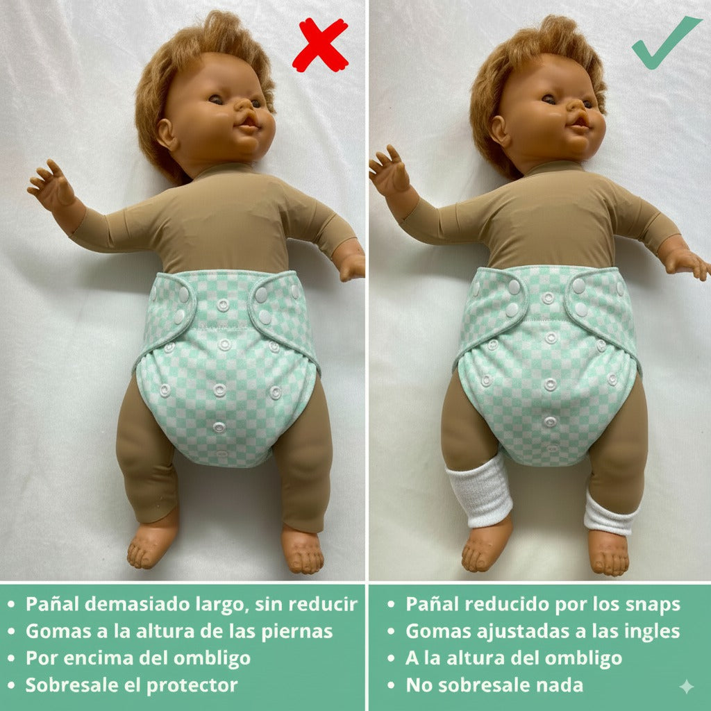 Kit Pañales Antifugas Noche | Protección 12h Bebés 3-15kg | Adznadons_4