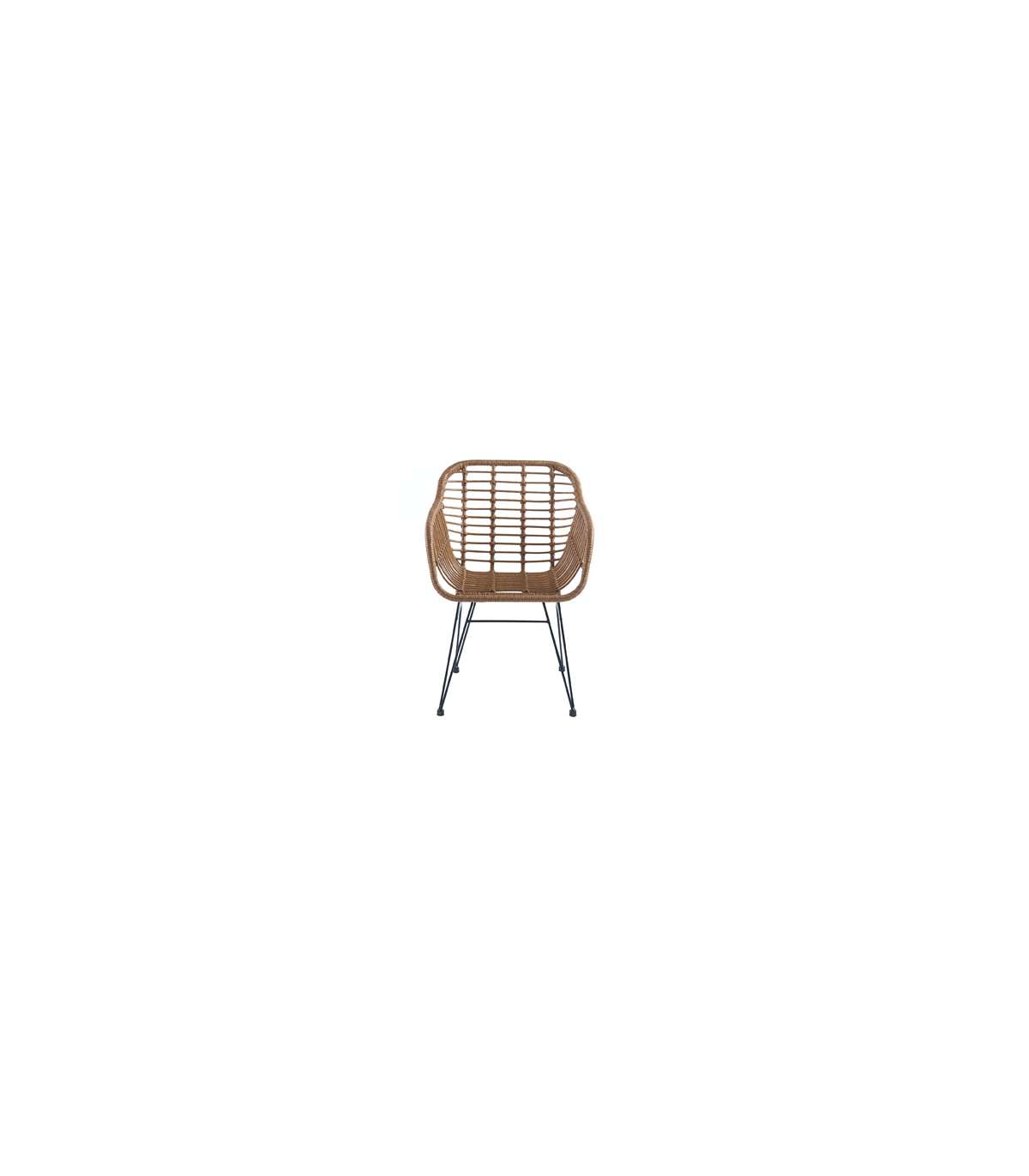 Pack De 2 Sillones Bombay Acabado Rattán Natural, 82cm(alto) 56cm(ancho) 61cm(fondo)_2