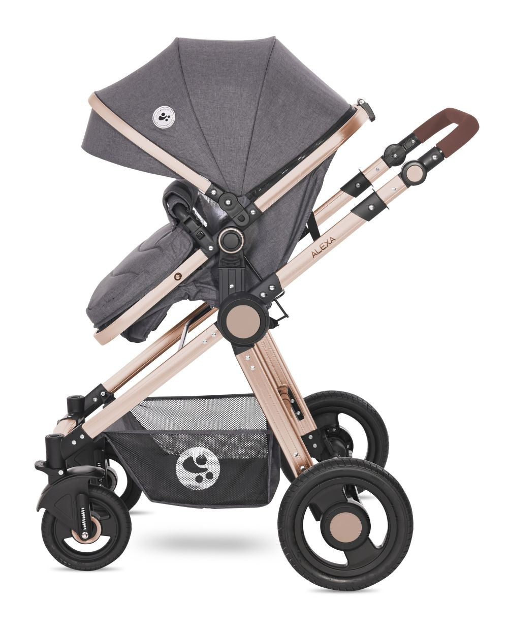 Carrito De Bebé Trío Alexa Luxe Black_3