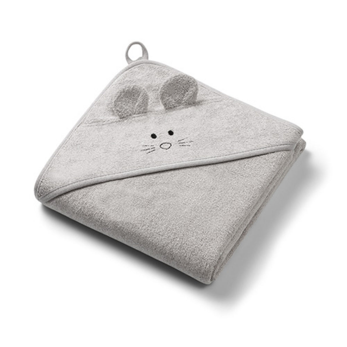 Capa De Baño Bamboo Xl Para Bebés Conejito Gris