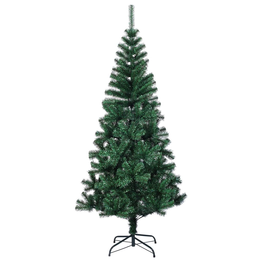 Vidaxl Árbol De Navidad Artificial Puntas Iridiscentes Pvc Verde 120cm_0
