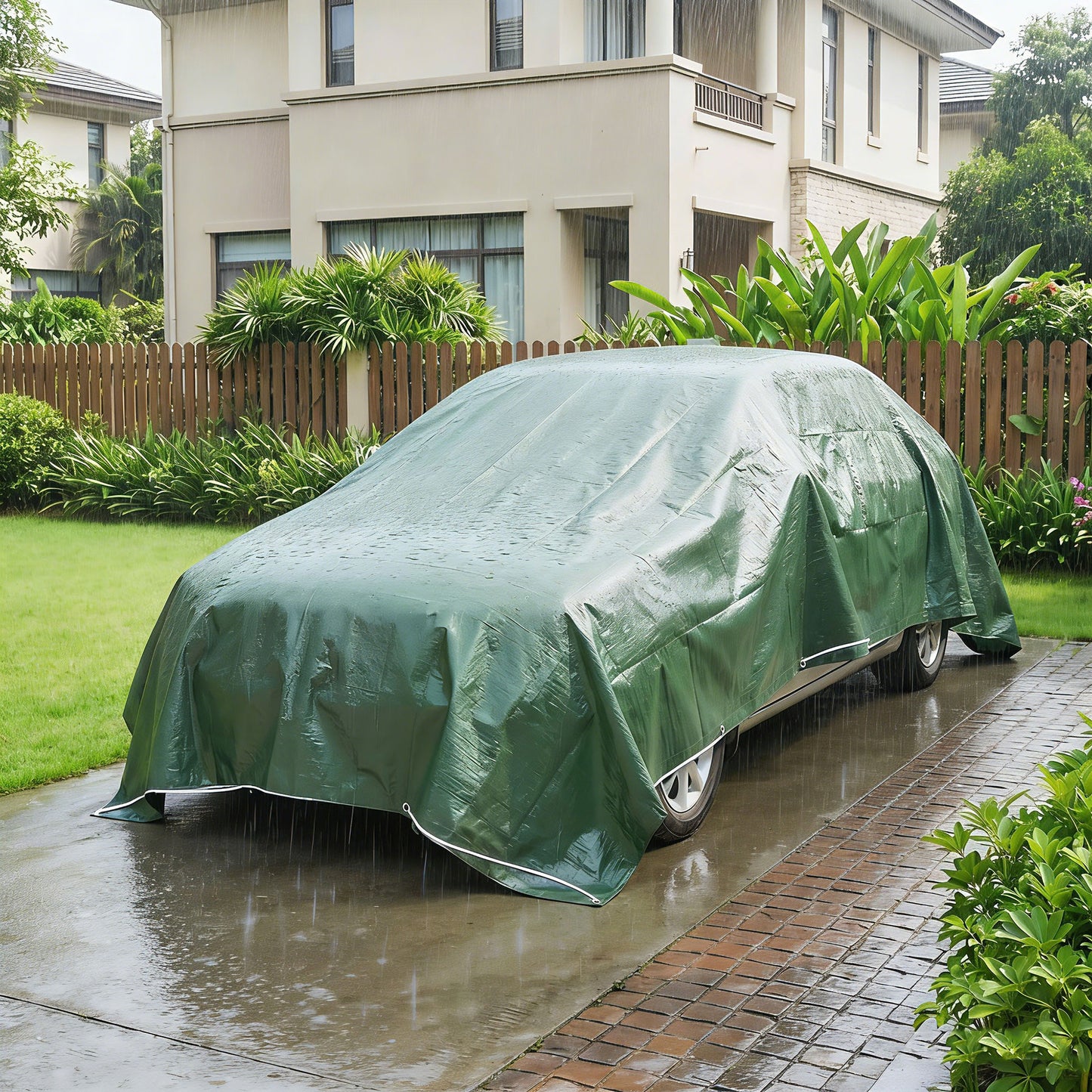 Outsunny Lona Impermeable Exterior 4x6 M_1