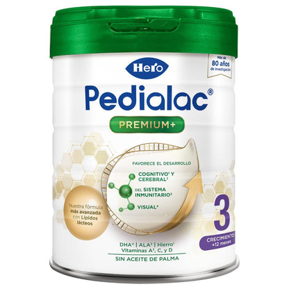 Leche infantil de crecimiento Pedialac 3 bote 800 g-Hero Baby