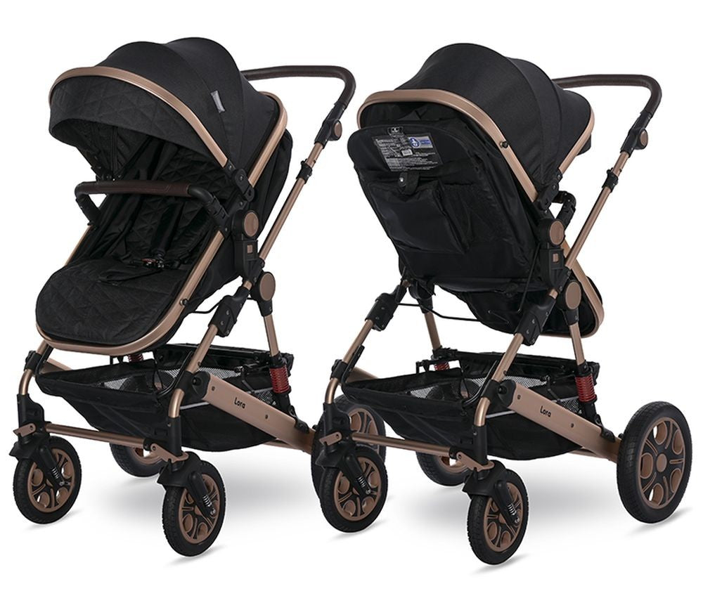 Carrito Dúo Convertible Lora Hasta 15 Kg Black_3