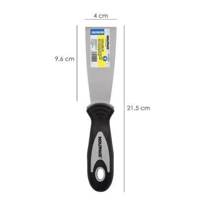 Espatula Mango Gummy Grip Hoja 40 Mm. Espatula Yeso, Espatula Pintor, Espatula Masillas, Espatula Pladur, Etc._1