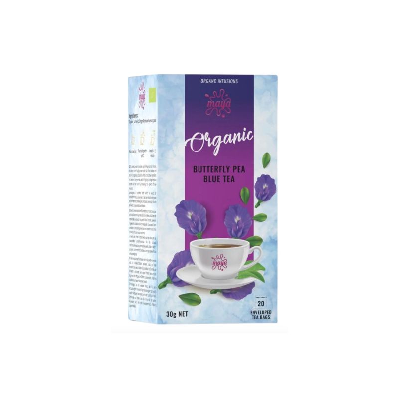 Maya Organic Te Azul / Butterfly Pea / Mariposa Gisante 20 bolsas_0