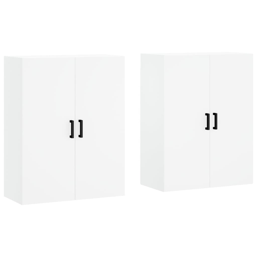 Armarios De Pared 2 Unidades Blanco 69,5x34x90 Cm_1