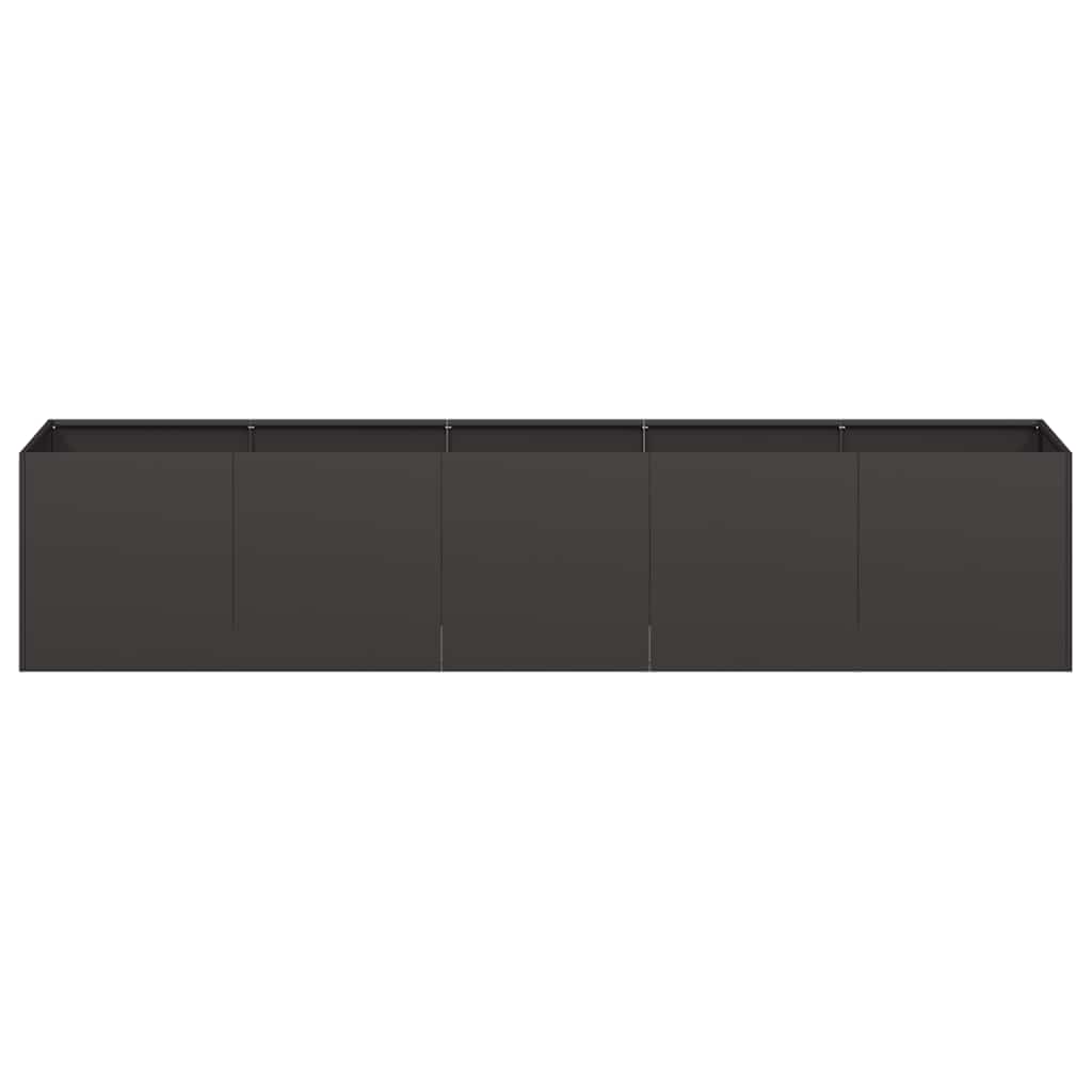 Jardinera Negra 200x40x40 Cm Acero Laminado En Frío_3