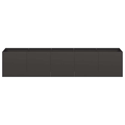Jardinera Negra 200x40x40 Cm Acero Laminado En Frío_3