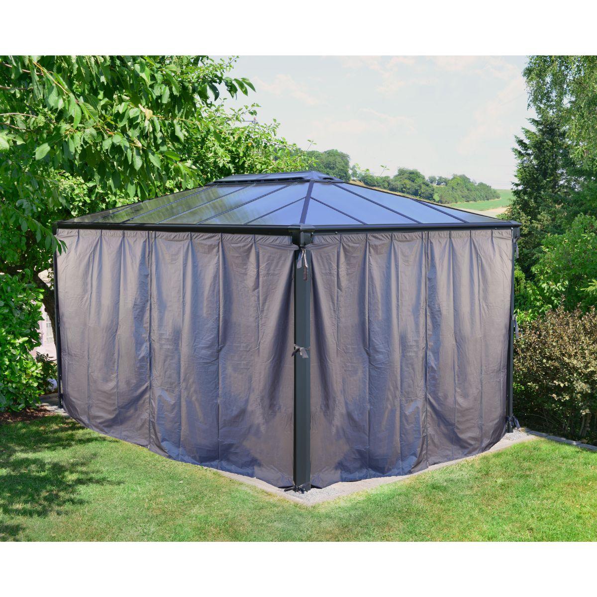 Set Cortinas para gazebo cenador Martinique 4300 Canopia by Palram